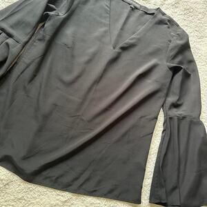 Black long sleeve top
